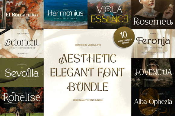 Aesthetic Elegant Font for Handmade Creators