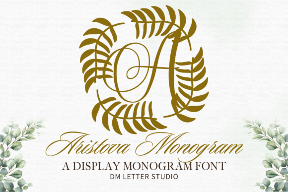 Aristova Monogram: A Serif Font for Timeless Editorial Design