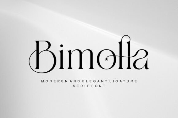 Bimolla: The Serif Font for Elegant Craft Projects