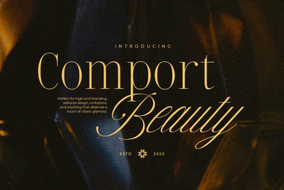 Comport Beauty: A Font That Adds Elegance to Every Craft