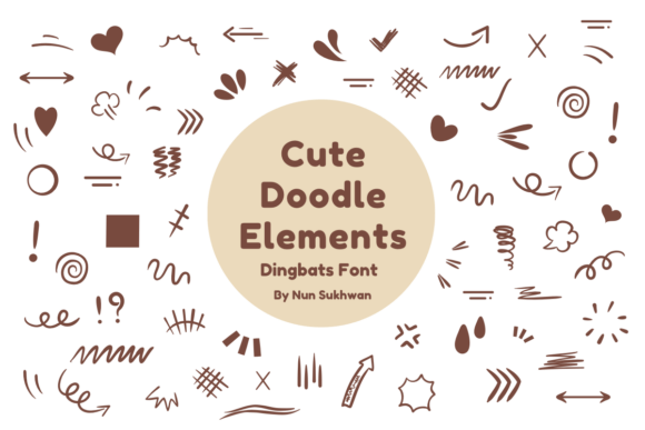 Cute Doodle Elements