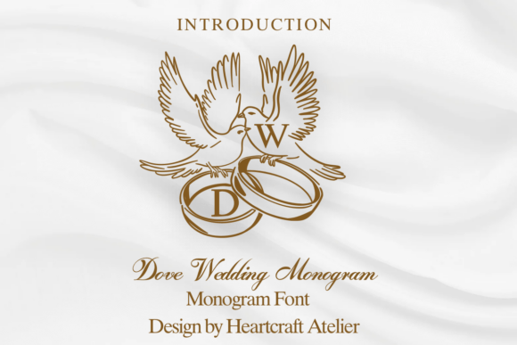 Dove Wedding Monogram