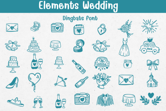 Elements Wedding: A Font for Love and Craft