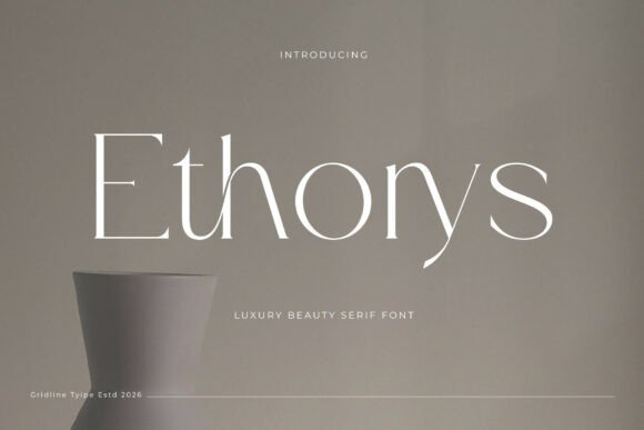 Ethorys: A Serif Font That Elevates Branding