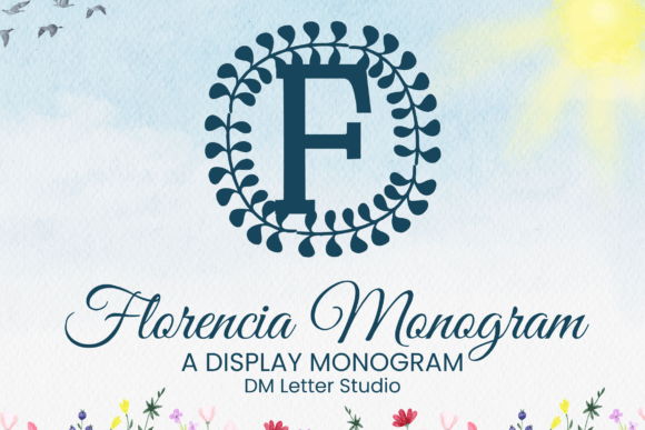 Florencia Monogram: A Serif Font for Timeless Editorial Design