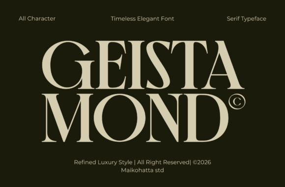 Geista Mond: The Font That Elevates Your Brand