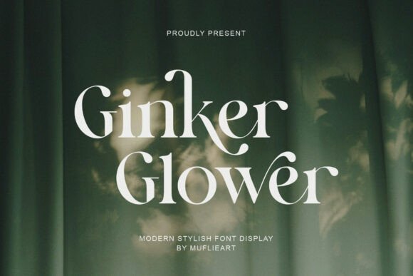Ginker Glower: A Serif Font for Modern Branding