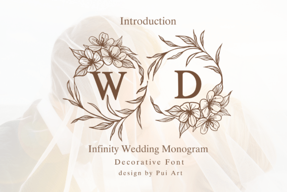 Infinity Wedding Monogram: A Font for Timeless Craft
