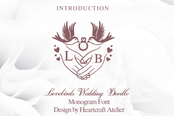 Lovebirds Wedding Doodle: A Font That Speaks Love