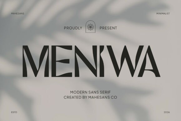 Meniwa: A Font That Adds Sophistication to Every Design