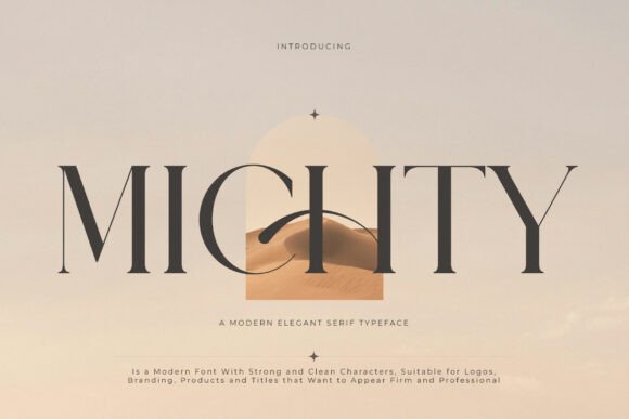 Michty: A Modern Serif Font for Digital Design