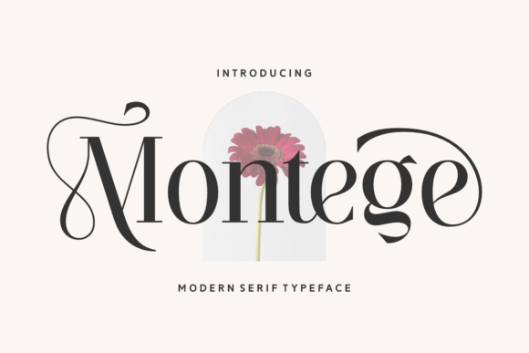 Montege: A Serif Font for Crafting Elegance