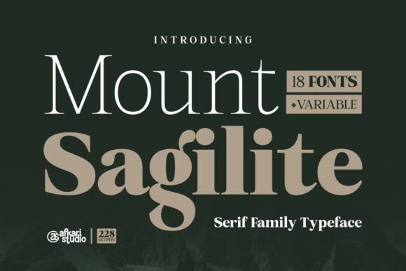 Mount Sagilite: The Font That Elevates Your Brand