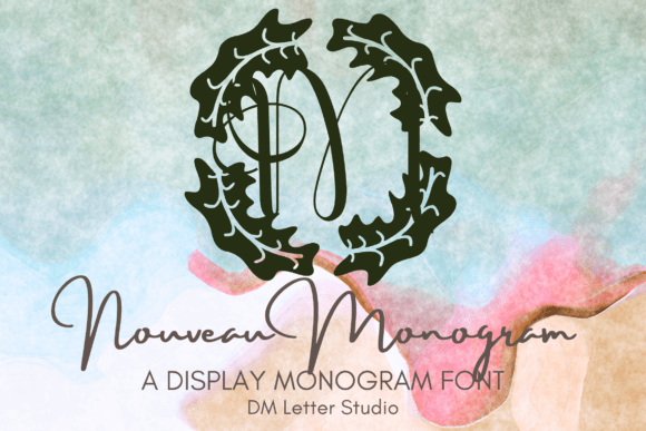Nouveau Monogram: A Font That Elevates Every Craft