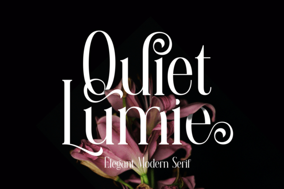 Quiet Lumie: A Serif Font for Digital Design