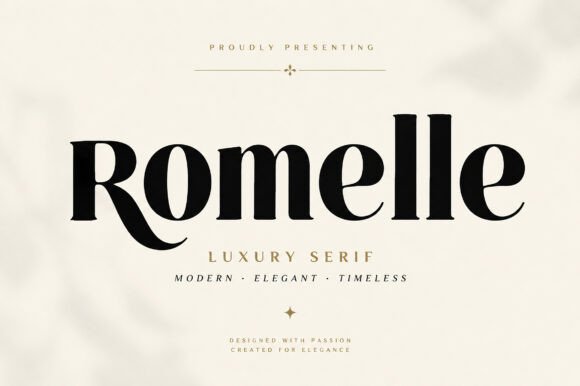 Romelle: A Serif Font That Elevates Digital Branding