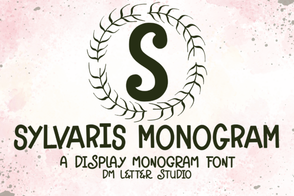 Sylvaris Monogram: A Serif Font for Editorial Elegance