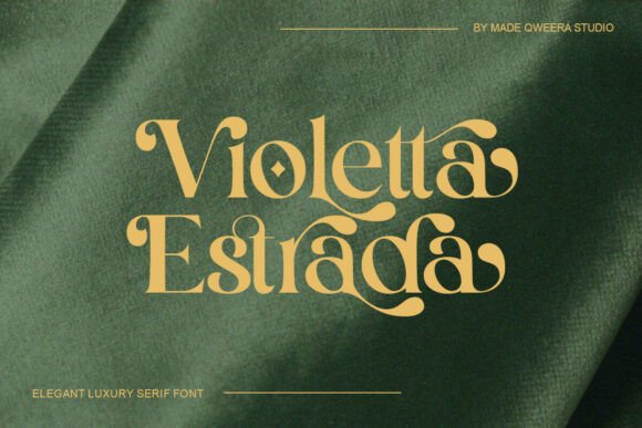 Violetta Estrada: A Serif Font That Elevates Digital Branding