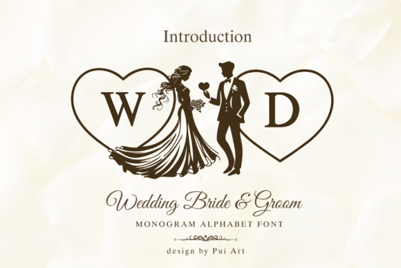 Wedding Bride Groom Monogram