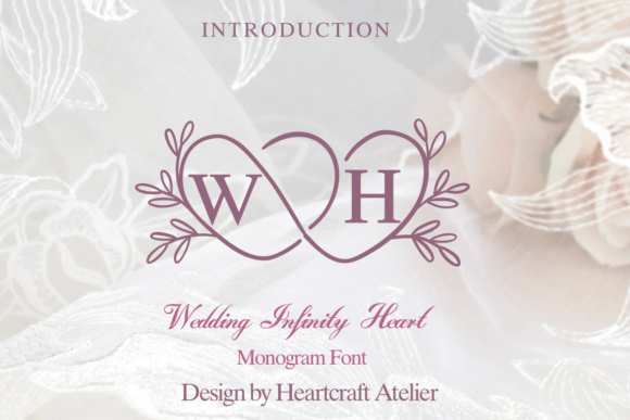 Wedding Infinity Heart: A Font for Editorial Elegance