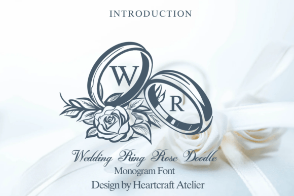 Wedding Ring Rose Doodle