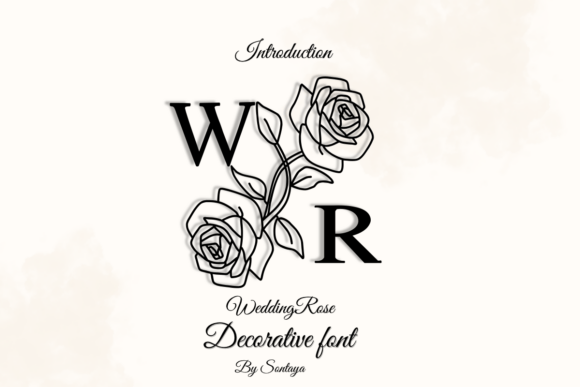 Wedding Rose: A Decorative Font for Timeless Branding